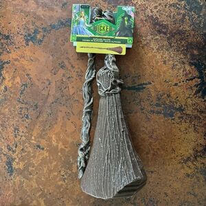 34" Wicked Elphaba Plastic Witch Broom Costume Hand Held Accessory Prop NEW